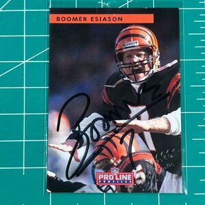 1992 Pro Line Profile Boomer Esiason - Cincinnati Bengals Certified Autograph